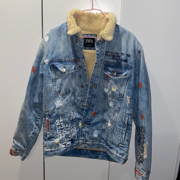 Sherpa Jean Jacket - Picture 1 of 5